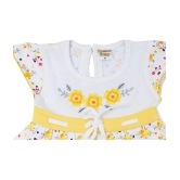 NammaBaby - Yellow Cotton Blend Baby Girl Frock ( Pack of 1 ) - None