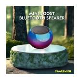 CYOMI CY_601 2 W Bluetooth Speaker Bluetooth v5.0 with USB Playback Time 4 hrs Blue - Blue