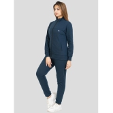 YHA Blue Fleece Solid Tracksuit - Pack of 1 - None