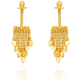 LUV FASHION Gold EarCuff Earrings ( Pack of 2 ) - Gold