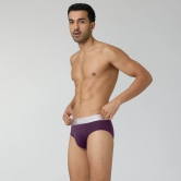 Illuminati Modal Briefs Plum Purple XXL