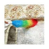 Multipurpose Multicolour Neon Plastic & Microfiber PP Static Duster for Glass, Fan, AC, Car Dashboard/Seat, TV, Fridge,Printer etc