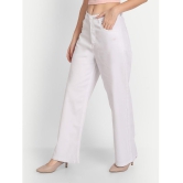 AngelFab - White Denim Flared Women''s Jeans ( Pack of 1 ) - None