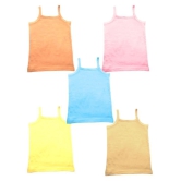 HAP Kids Colored Camisole \Pack Of Five - None