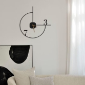 Zik Impex Minimalist Wall Clock, Oversized Silent Modern Wall Clock, Unique Wall Clock, Clock for Wall, Large Wall Clock