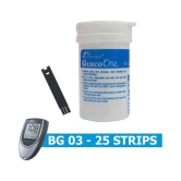 Dr Morepen 25 Test Strips for BG 03 Glucometer (Strips Only Pack) Expiry- March 2024