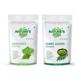 Natures Gift Spinach Powder, Coriander Powder, Curry Powder & Mint Powder - 100 GM Each Powder 100 gm Pack of 4