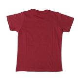 NEUVIN - Maroon Cotton Boys T-Shirt ( Pack of 1 ) - None