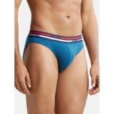 Jockey US49 Men Super Combed Cotton Solid Brief with Ultrasoft Waistband - Seaport Teal - None