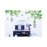 Print Mantras Tree Branches Birds Cage Wallstickers Nature Sticker ( 125 x 155 cms )