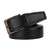 Zacharias - Black Leather Men's Reversible Belt ( Pack of 1 ) - None