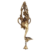 eCraftIndia Brown Brass Figurines - Pack of 1