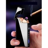 GREYFIRE - Black Iron Cigarette Lighter ( Pack of 1 ) - Black