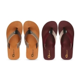 GBest Multicolor Mens Thong Flip Flop - None