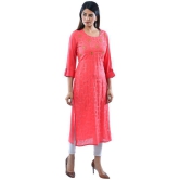 AMIRA'S INDIAN ETHNICWEAR - Pink Rayon Women's Stitched Salwar Suit ( ) - L