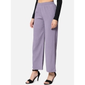 ALL WAYS YOU - Purple Polyester Straight Womens Palazzos ( Pack of 1 ) - None