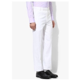 Hangup White Regular -Fit Trousers - None