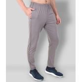 Zeffit - Grey Cotton Blend Mens Trackpants ( Pack of 1 ) - L