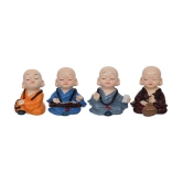 eCraftIndia Couple & Human Figurine 6 cm - Pack of 4