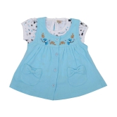 NammaBaby - Cotton Blend Blue Baby Girl Frock ( Pack of 1 ) - None