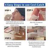 SD Biosensor Ultra Covi-Catch Rapid antigen-ICMR Approved Covid-19 Test Kit for Home Use (Pack of 10) Expiry November 2023