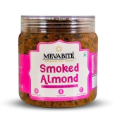 MEVABITE Smoked Roasted Almond 1kg - Himalayan Pink Salt Almonds | Crunchy & Salted Badam