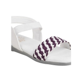 Shoetopia White Womens Flats - None