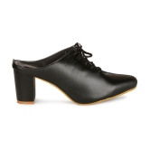 Ishransh - Black Women's Mules Heels - None