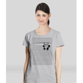 Neo Garments - Grey Cotton Blend Regular Fit Womens T-Shirt ( Pack of 1 ) - None