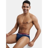 Jockey US49 Men Super Combed Cotton Solid Brief with Ultrasoft Waistband - Navy - None