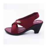 Dream Makers - Red Women''s Sandal Heels - None