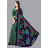 Anand Sarees - Green Georgette Saree With Blouse Piece ( Pack of 1 ) - Green