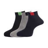 Dollar Socks Cotton Ankle Length Socks Pack of 3 - Multi