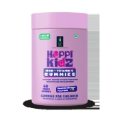 Happi Kidz Nutrition For A Healthy Beginning Happi Kidz Iron + Vitamin C Gummies For Kids-(60 Gummy Bears) -Supports Immune System Function, Blackcurrent Flavor