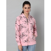 eWools.in Cotton Blend Women''s Hooded Sweatshirt ( Pink ) - None