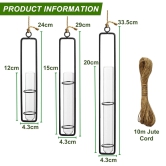 Metal Wall Hanging Test Tube Planter