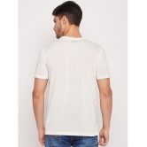 UBX Cotton Regular Fit Printed Half Sleeves Mens T-Shirt - Off-White ( Pack of 1 ) - None