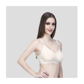 Elina - Black Cotton Non Padded Womens T-Shirt Bra ( Pack of 2 ) - None