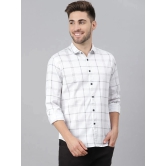 Dennis Lingo - White 100% Cotton Slim Fit Mens Casual Shirt ( Pack of 1 ) - None