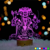 Panchmukhi Hanuman 3D Illusion LED Lamp