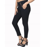 AngelFab - Black Denim Skinny Fit Women''s Jeans ( Pack of 1 ) - None