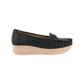 Shoetopia Black Womens Loafers - None