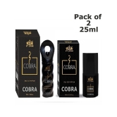 St. John Cobra 15ml & Cobra 10ml Long Lasting Pocket Perfume for Men 25 ml ( Pack of 2 )