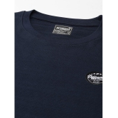 Difference of Opinion - Navy 100% Cotton Oversized Fit Mens T-Shirt ( Pack of 1 ) - None