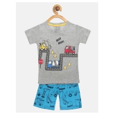 Lazy Shark Boys  Tshirt & Shorts Set - None