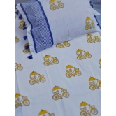 Cycle Printed Bedsheet