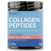 Carbamide Forte Hydrolyzed Collagen Powder, 200g | with Type 1 & 3 Collagen Peptides | Unflavored