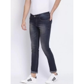 Men Skinny Mid Rise Blue Jeans