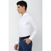 Men White Regular Fit Formal Full Sleeves Formal Shirt