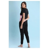 Clovia Cotton Nightsuit Sets - Black Pack of 2 - XL